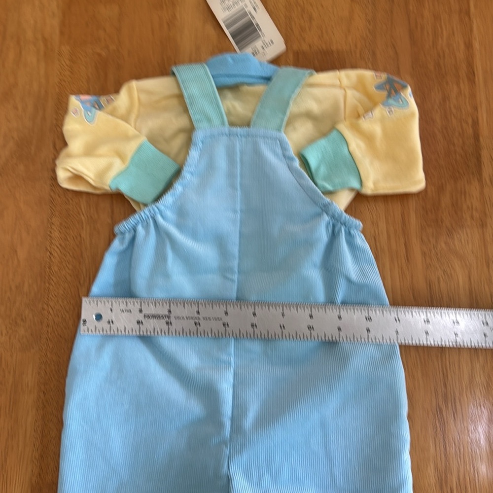 NWT 2 Baby Sets Overall Onesie Made in USA Embroidery Photos Mom Grandma 6/9 Mon - Picture 14 of 14